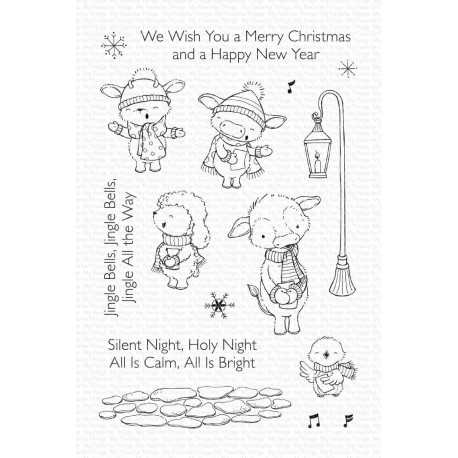 My Favorite Things Christmas Carols Clear Stamps