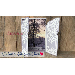 Nellie's Choice Vintasia Die Filigree Die Door