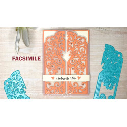 Nellie's Choice Vintasia Die Filigree Die Door