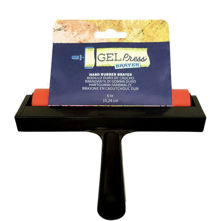 Gel Press - Hard Rubber Brayer 6''