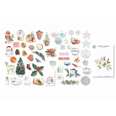 Studio Forty Frosty Season Paper Die-Cuts 60pz