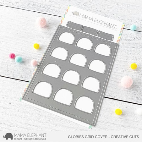 Mama Elephant GLOBIES GRID COVER CREATIVE CUTS