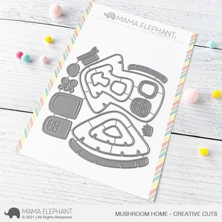 Mama Elephant MUSHROOM HOME CREATIVE CUTS