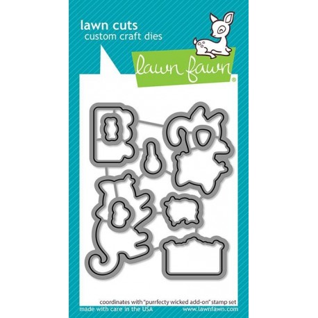 LAWN FAWN Purrfectly Wicked Add-On Cuts