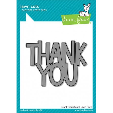 LAWN FAWN Giant Thank You Cuts