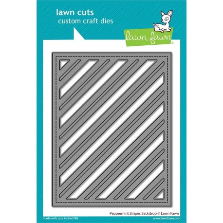 LAWN FAWN Peppermint Stripes Backdrop Cuts