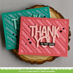 LAWN FAWN Peppermint Stripes Backdrop Cuts
