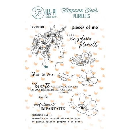 HA-PI Little Féminine Clear Stamp