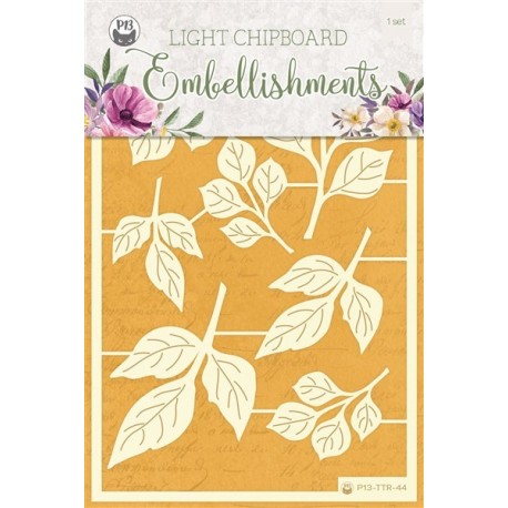 Piatek13 Light Chipboard Embellishments TIME TO RELAX 01