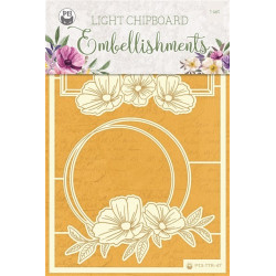 Piatek13 Light Chipboard Embellishments TIME TO RELAX 04