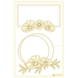 Piatek13 Light Chipboard Embellishments TIME TO RELAX 04