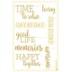 Piatek13 Light Chipboard Embellishments TIME TO RELAX 07