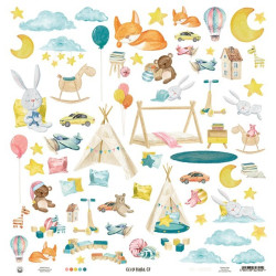 Foglio Piatek Paper GOOD NIGHT 07 30x30cm