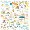 Foglio Piatek Paper GOOD NIGHT 07 30x30cm