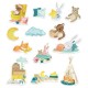 Piatek Ephemera Set GOOD NIGHT 13pcs