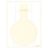 Piatek13 Light Chipboard DECO BASE BOTTLE
