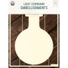 Piatek13 Light Chipboard DECO BASE BOTTLE