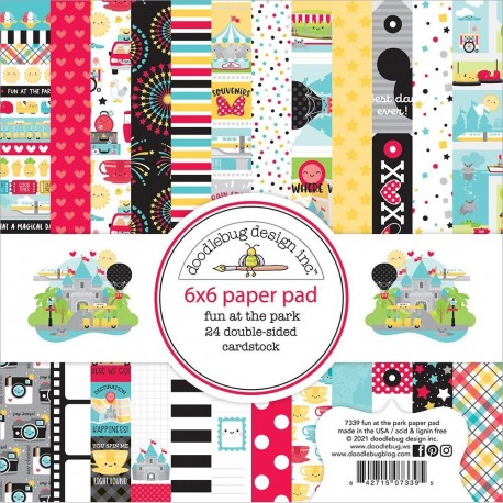 Doodlebug Design Fun At The Park Paper Pad 15x15cm