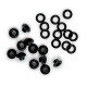 60 Eyelets & Washer Standard Black We R