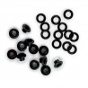 60 Eyelets & Washer Standard Black We R