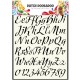 Dutch Doobadoo Stencil Art Alphabet 3 A4