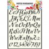 Dutch Doobadoo Stencil Art Alphabet 3 A4