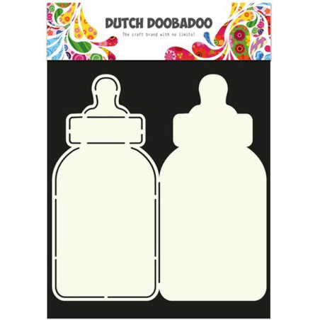 Dutch Doobadoo Mask Card Art Baby Bottle A4