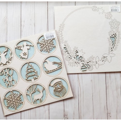 Mintay Papers Chippies Decor Christmas Circles