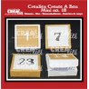 Crealies Create A Box Mini no. 18 Advent Box with Numbers