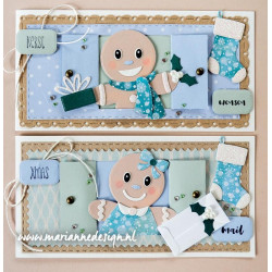Marianne Design Craftables Gingerbread Dolls by Marleen