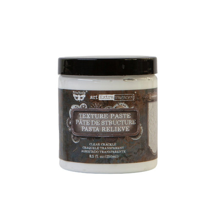 Finnabair Clear Crackle Texture Paste 250ml