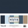 Echo Park Winter Coordinating Solids Paper Pack 30x30cm