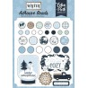 Echo Park WINTER Adhesive Brads 25pz+5 Chipboard