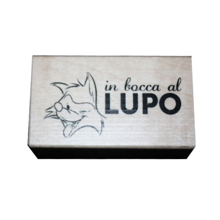 Timbro In Bocca al lupo