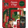 Carta Bella Happy Christmas Frames & Tags 33pz
