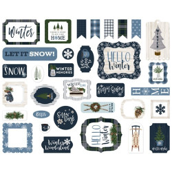 Carta Bella Welcome Winter Ephemera 33pz