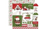 Echo Park Christmas Magic Journing Cards Double-Sided Cardstock 30x30cm