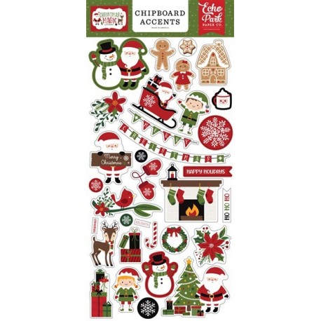 Echo Park Christmas Magic Chipboard Accents