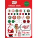 Carta Bella Christmas Cheer Adhesive Brads 25pz+7 Chipboard