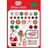 Carta Bella Christmas Cheer Adhesive Brads 25pz+7 Chipboard