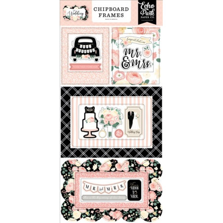 Echo Park Wedding Chipboard Frames