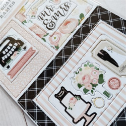 Echo Park Wedding Chipboard Frames