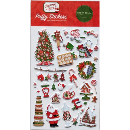 Echo Park Christmas Cheer Puffy Stickers