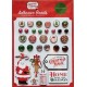 Carta Bella Christmas Cheer Adhesive Brads 25pz+7 Chipboard