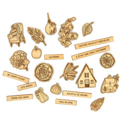 Abbellimenti Legno Florileges TERRE DES SENS
