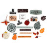 Set 20 Abbellimenti in acrilico Florileges TERRE DES SENS