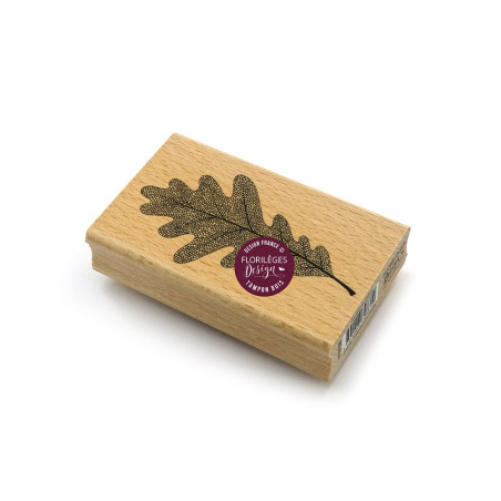 Florileges Timbro montato FEUILLE DE CHÊNE