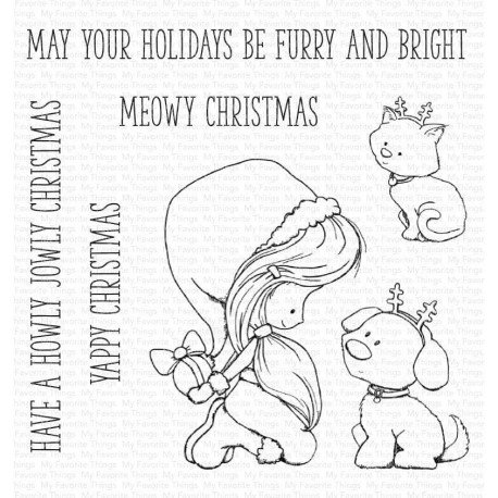 My Favorite Things Furry and Bright Clear Stamps