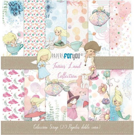 Papers For You Fairies Land Mini Scrap Paper Pack 17x17cm