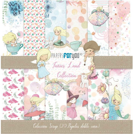 Papers For You Fairies Land Mini Scrap Paper Pack 17x17cm
